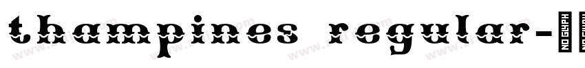 thampines regular字体转换